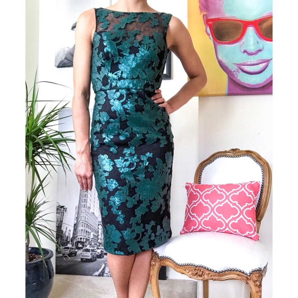 Badgley Mischka Sequin Dress